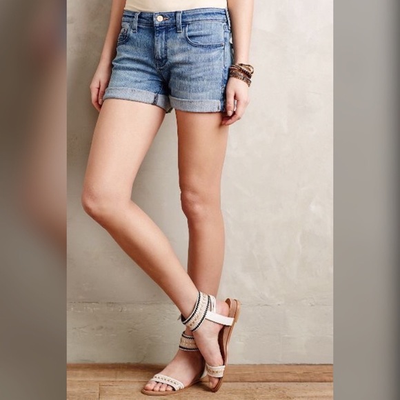 pilcro denim shorts